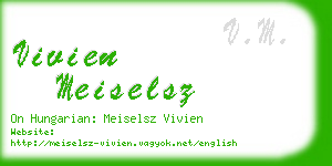 vivien meiselsz business card